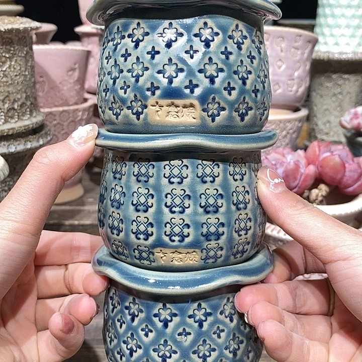 七里烧花盆3-8-227口径6