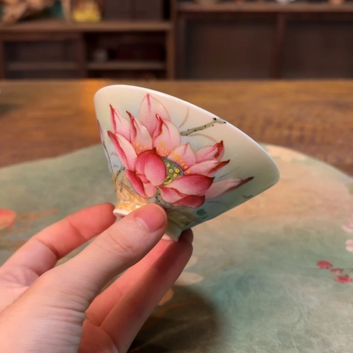 柴烧纯手工手绘陶瓷