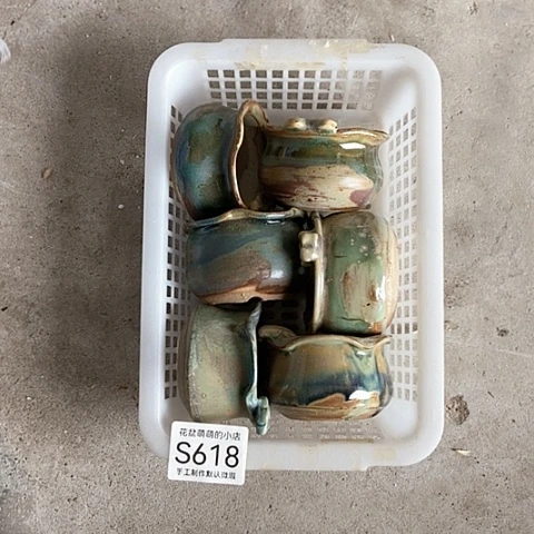 紫砂花盆618微瑕品口径5.5左右