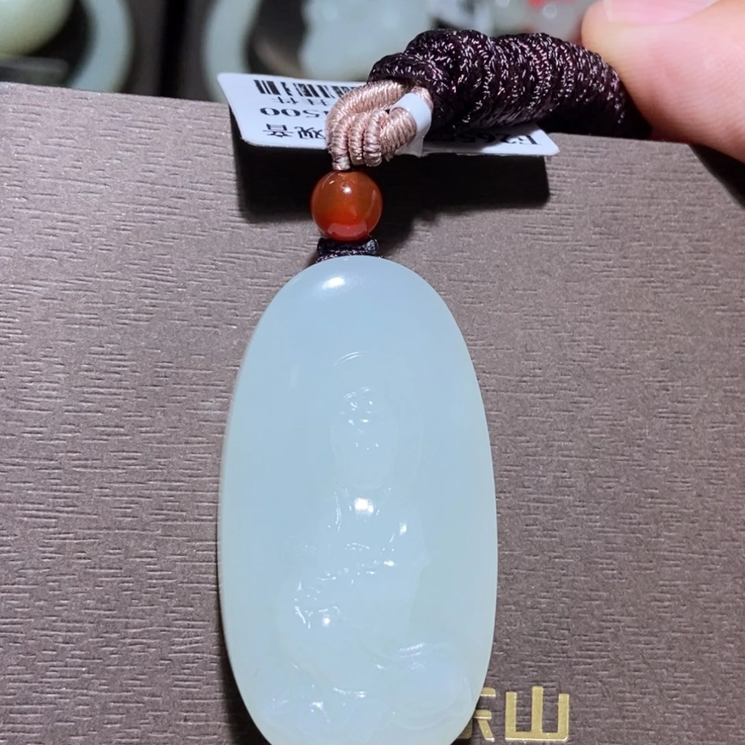 (***)和田玉未镶嵌颈饰