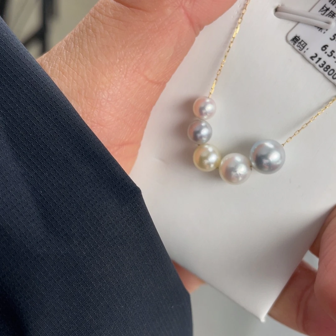 海水珍珠颈饰18K金镶嵌