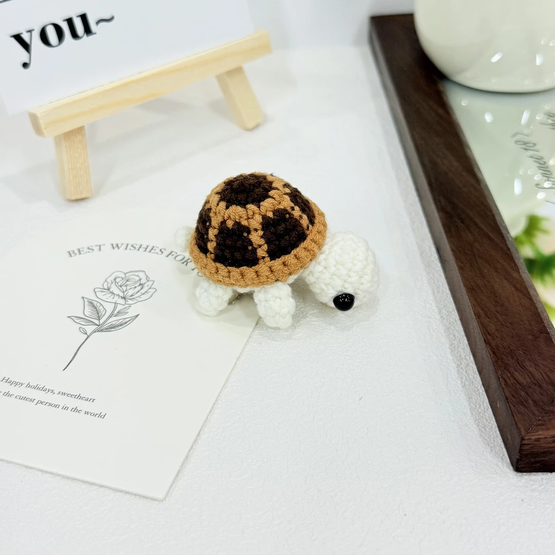 FS-36手工钩织毛线小乌龟可爱百搭饰品