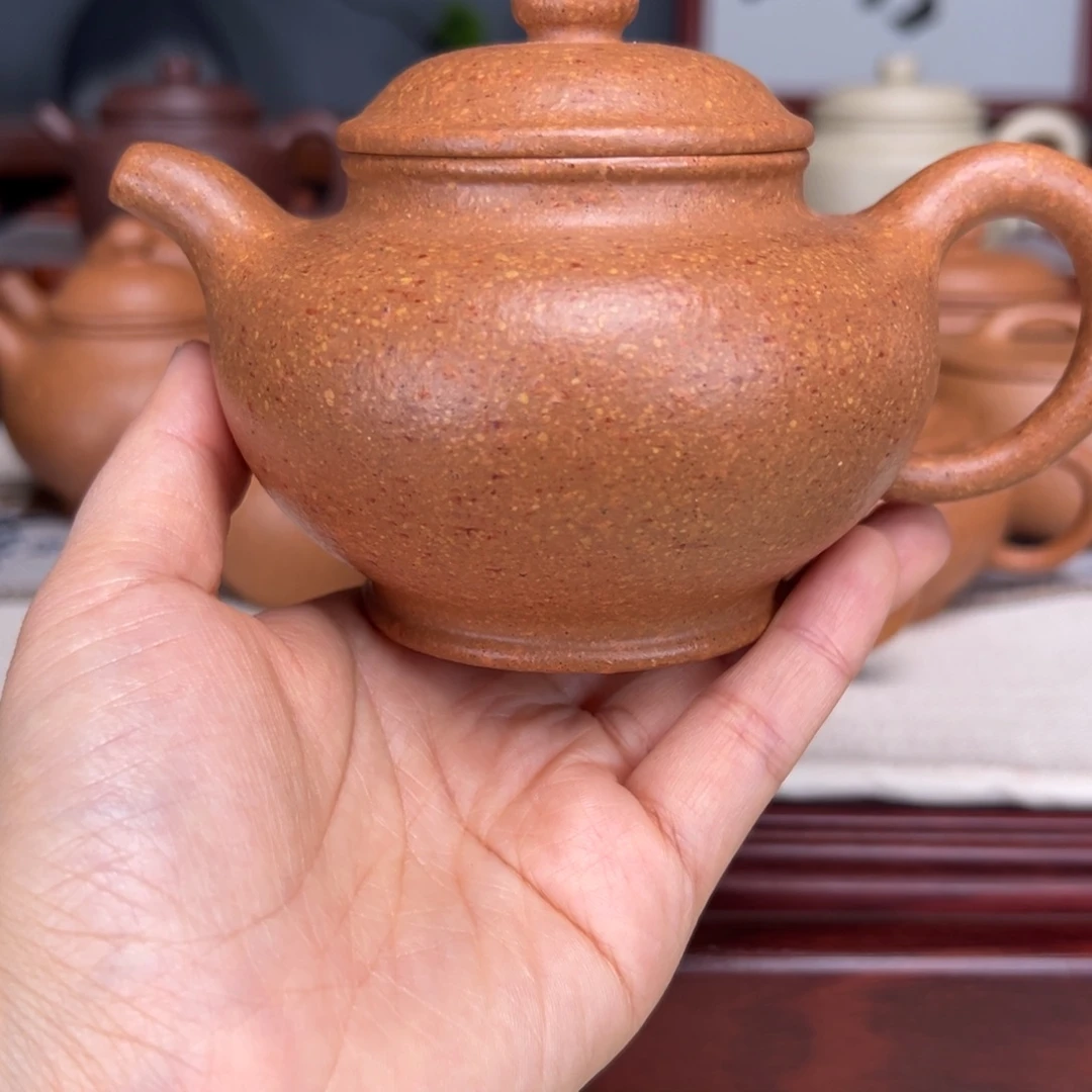 紫砂茶壶梨皮黄的300