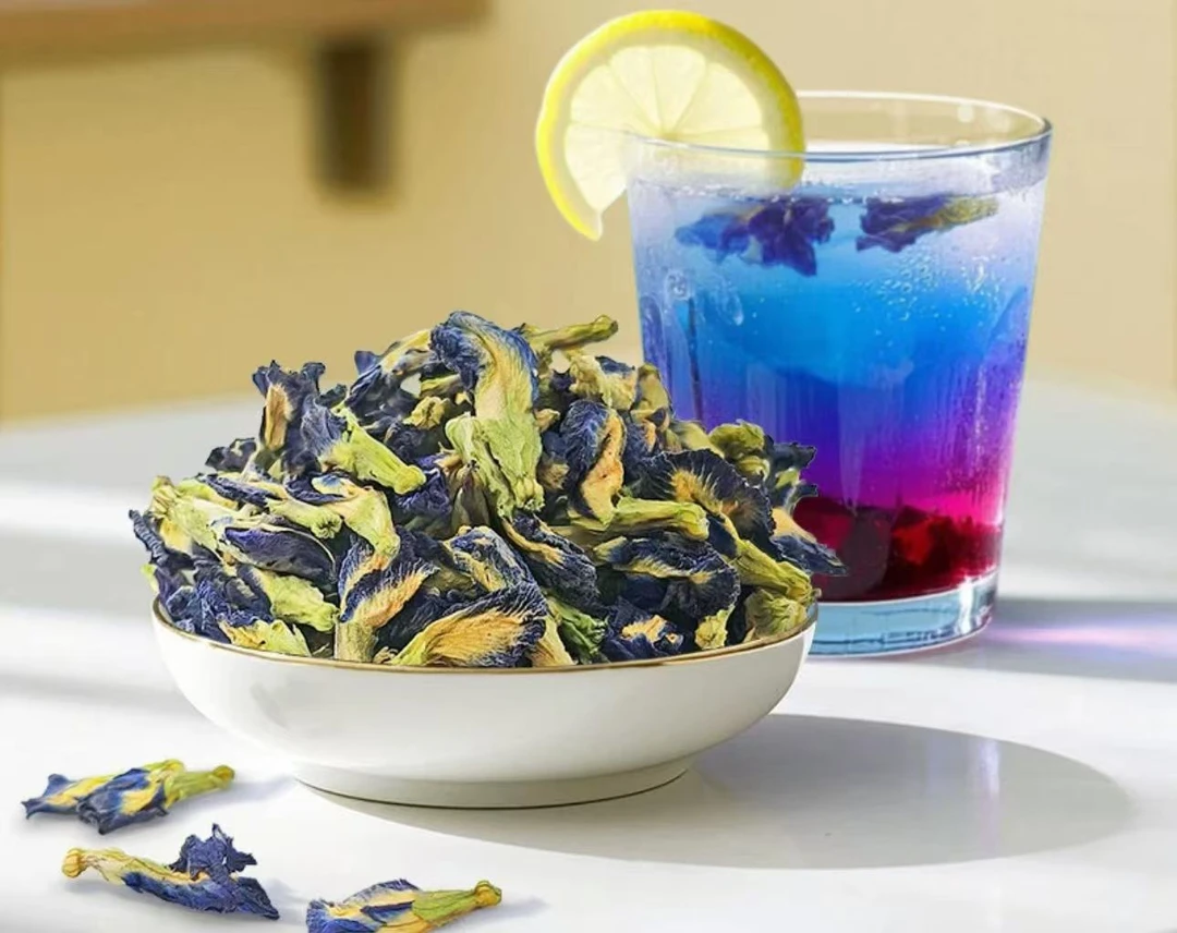 【郑董源头收好茶】精选蓝蝴蝶干花 天然食用 奶茶烘焙调色佳品