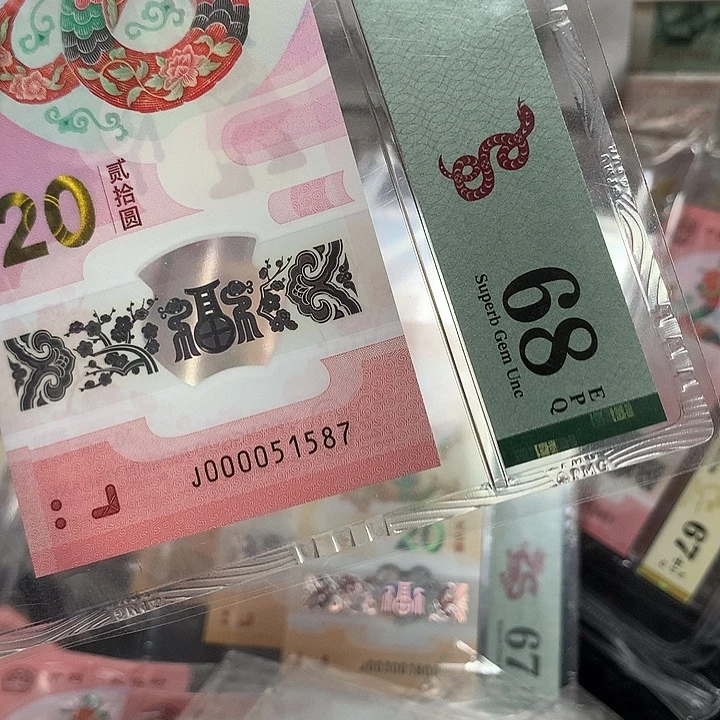 塑料000051587蛇钞蛇司令飞马号单张P68