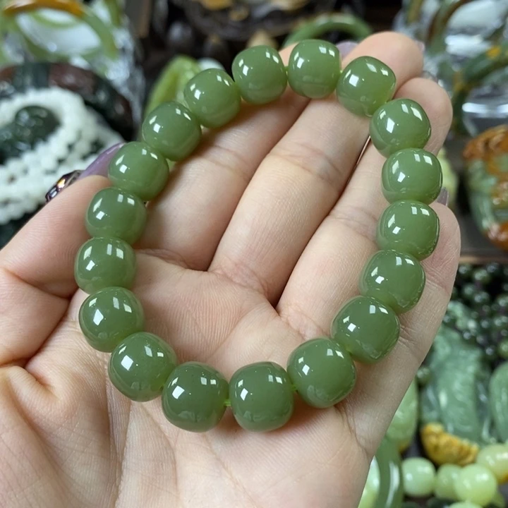 透闪石质玉手串未镶嵌宋*