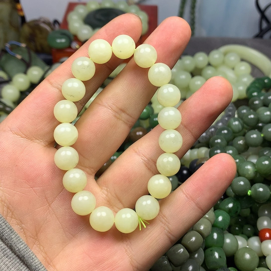 和田玉手链未镶嵌