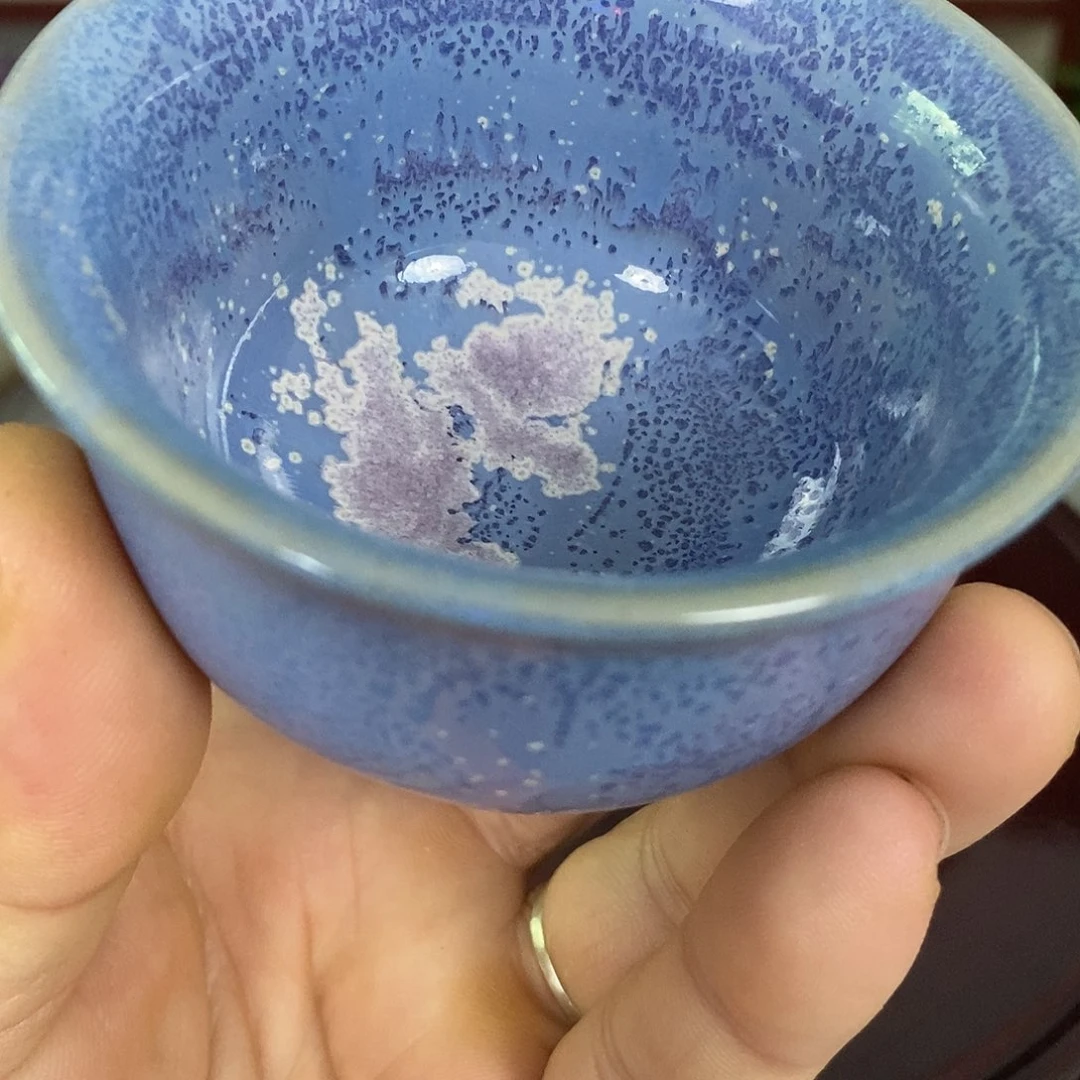 杯钧瓷茶杯主人杯高温窑变