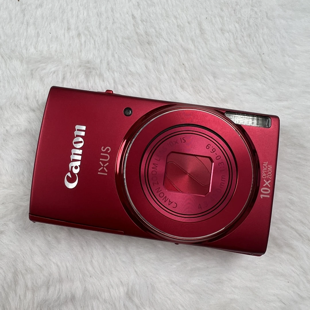 9新 Canon/佳能 ixus155红色原盒2000w像素10倍光学变焦ccd相机