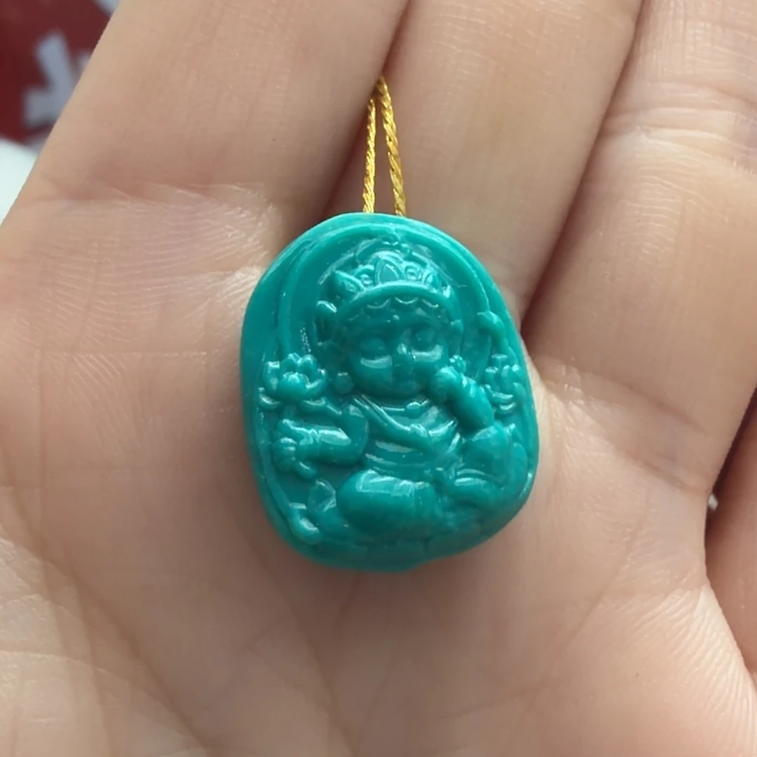 绿松石未镶嵌颈饰