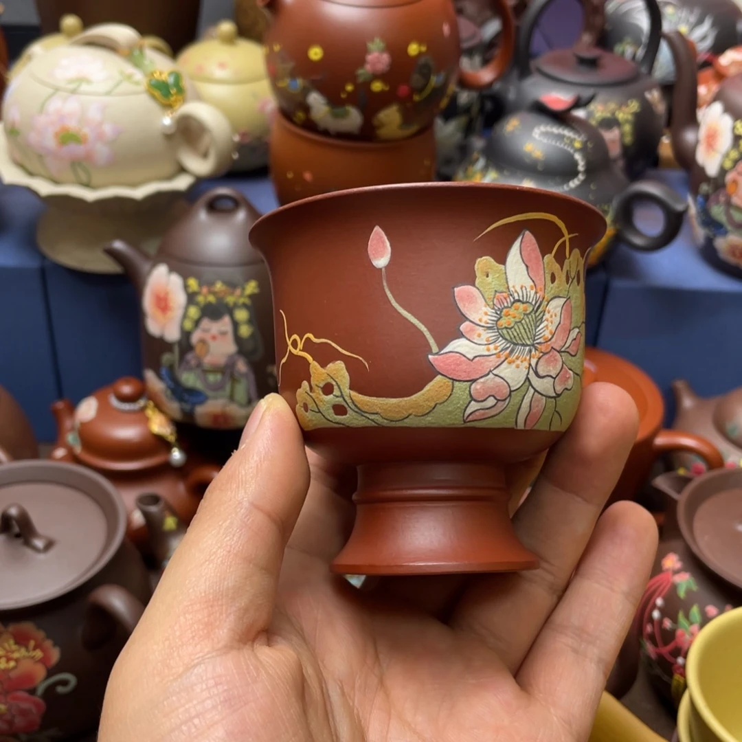 茶杯紫砂紫砂主人杯100cc