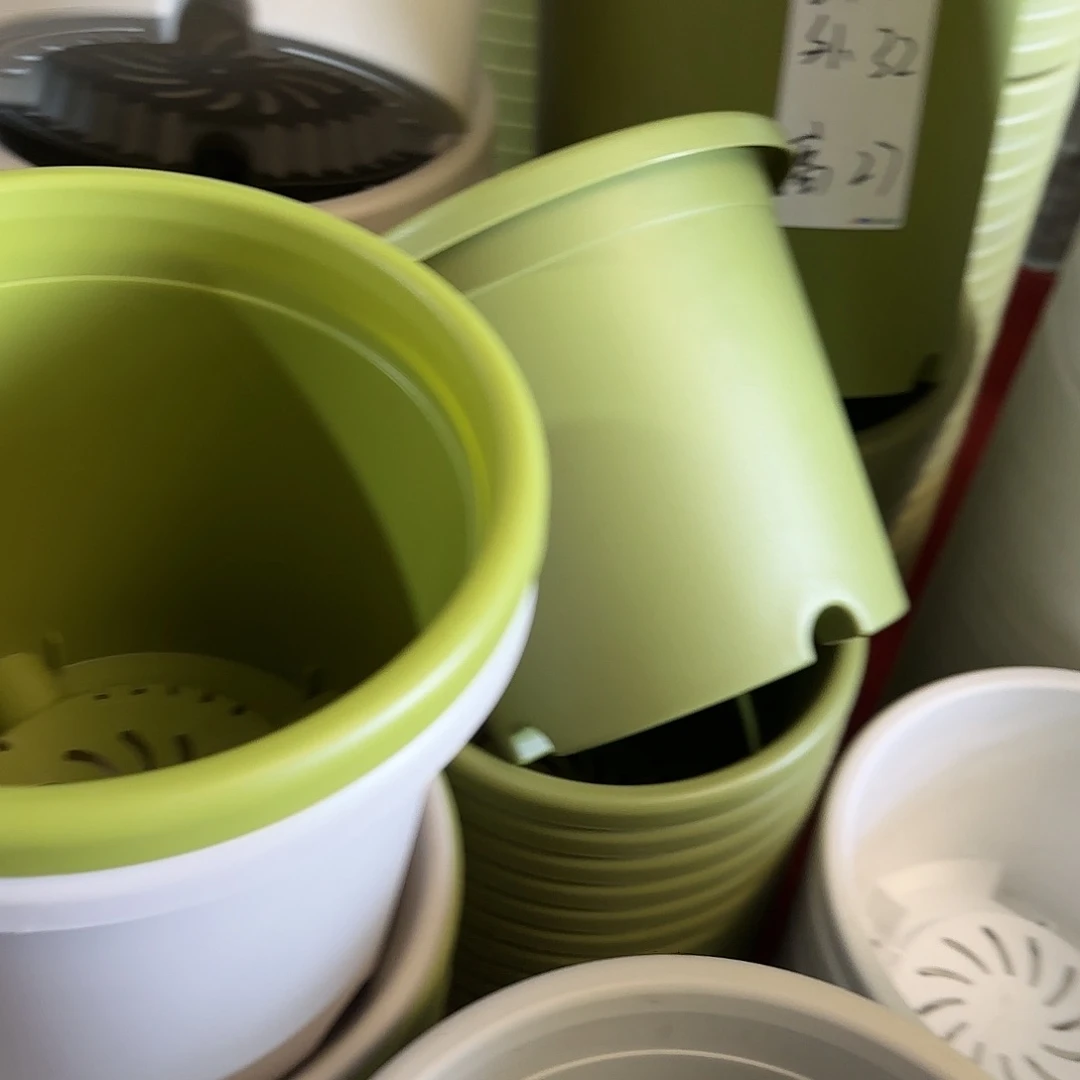 树脂四季8号带托3个灰白