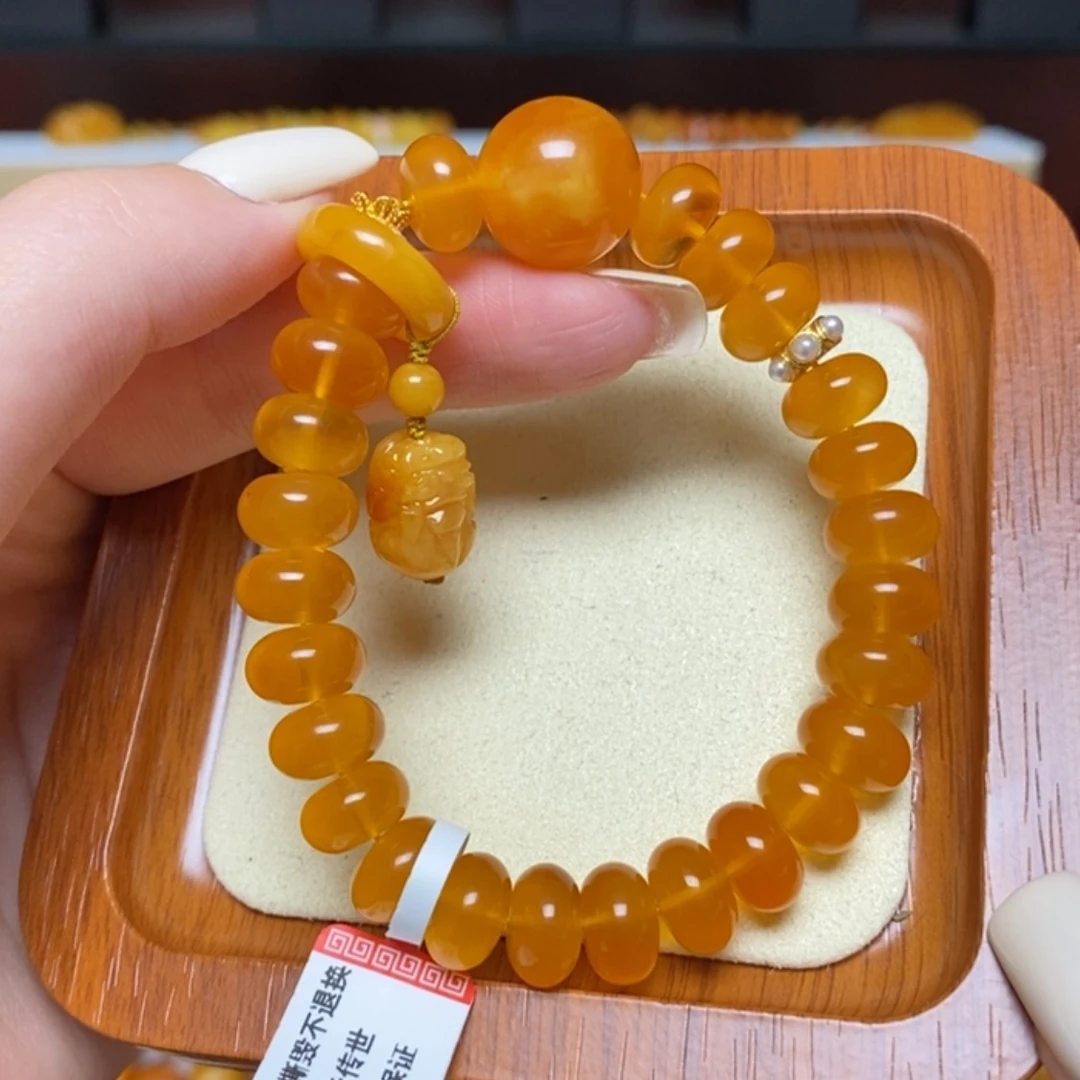 【闪购商品】未镶嵌蜜蜡手链手串