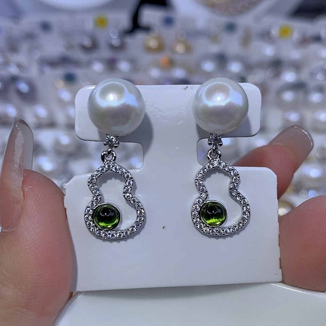 未镶嵌耳饰淡水珍珠