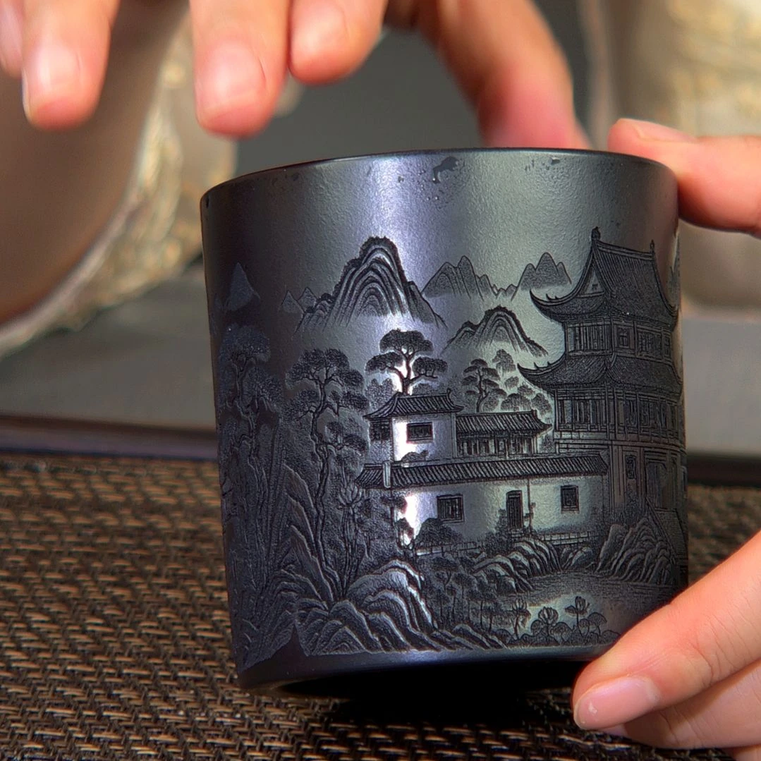 【闪购商品】茶杯紫砂高货放漏