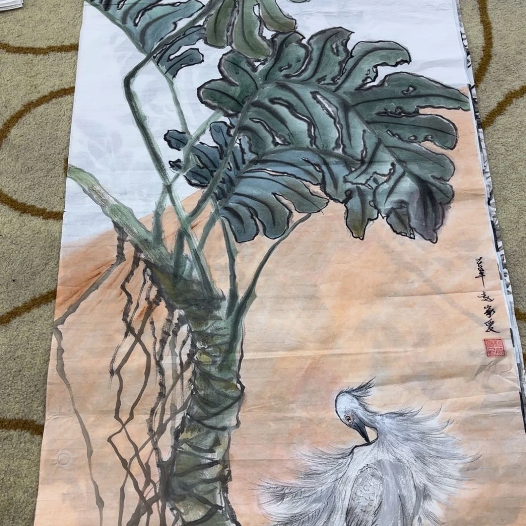 国画赵家爱老师作品刘