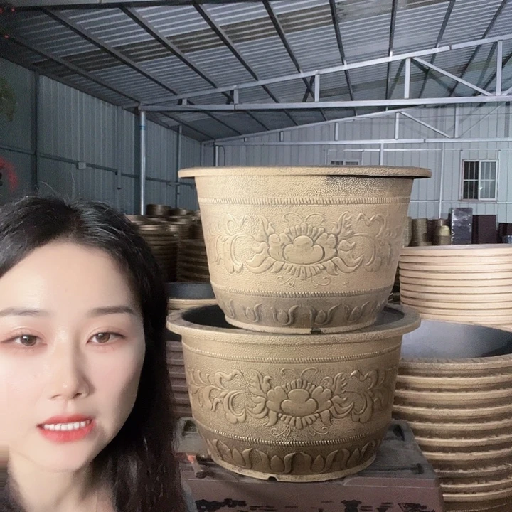 圆形73花盆2个有孔