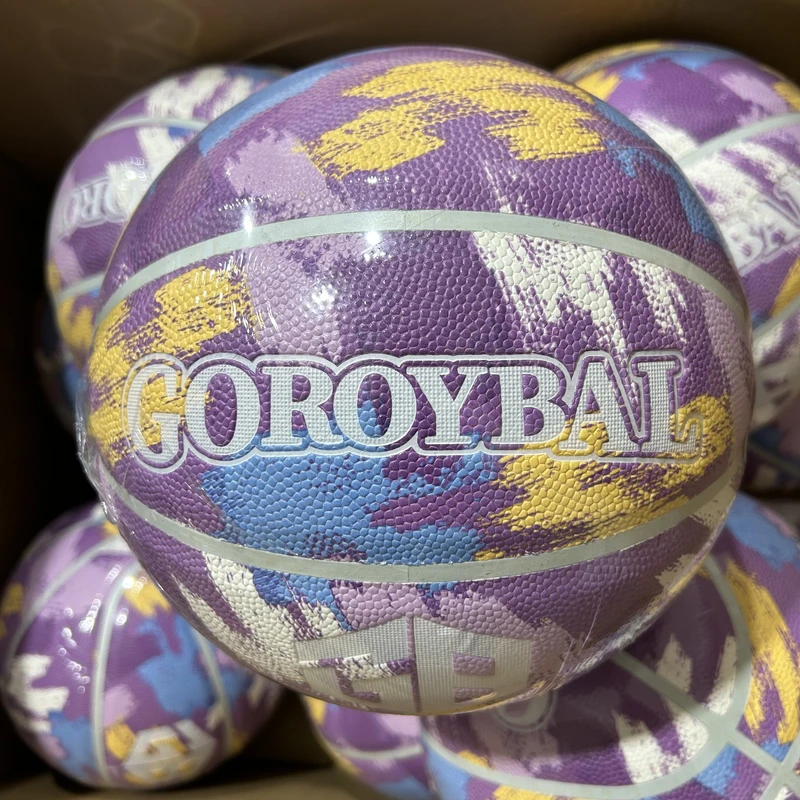 哥乐博室外水泥地耐磨防滑篮球儿童六号女子青少年学生专用篮球