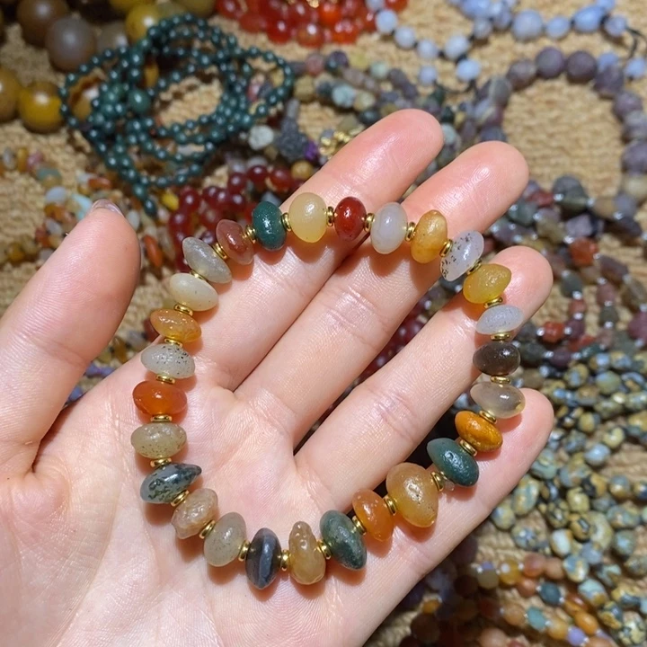 合金手链玛瑙/玉髓