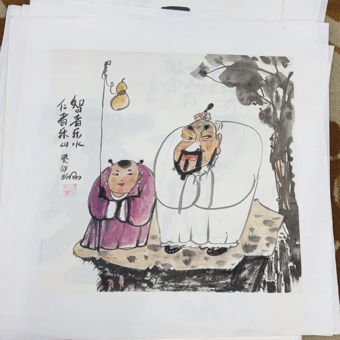 国画侯耀刚三尺斗方艺