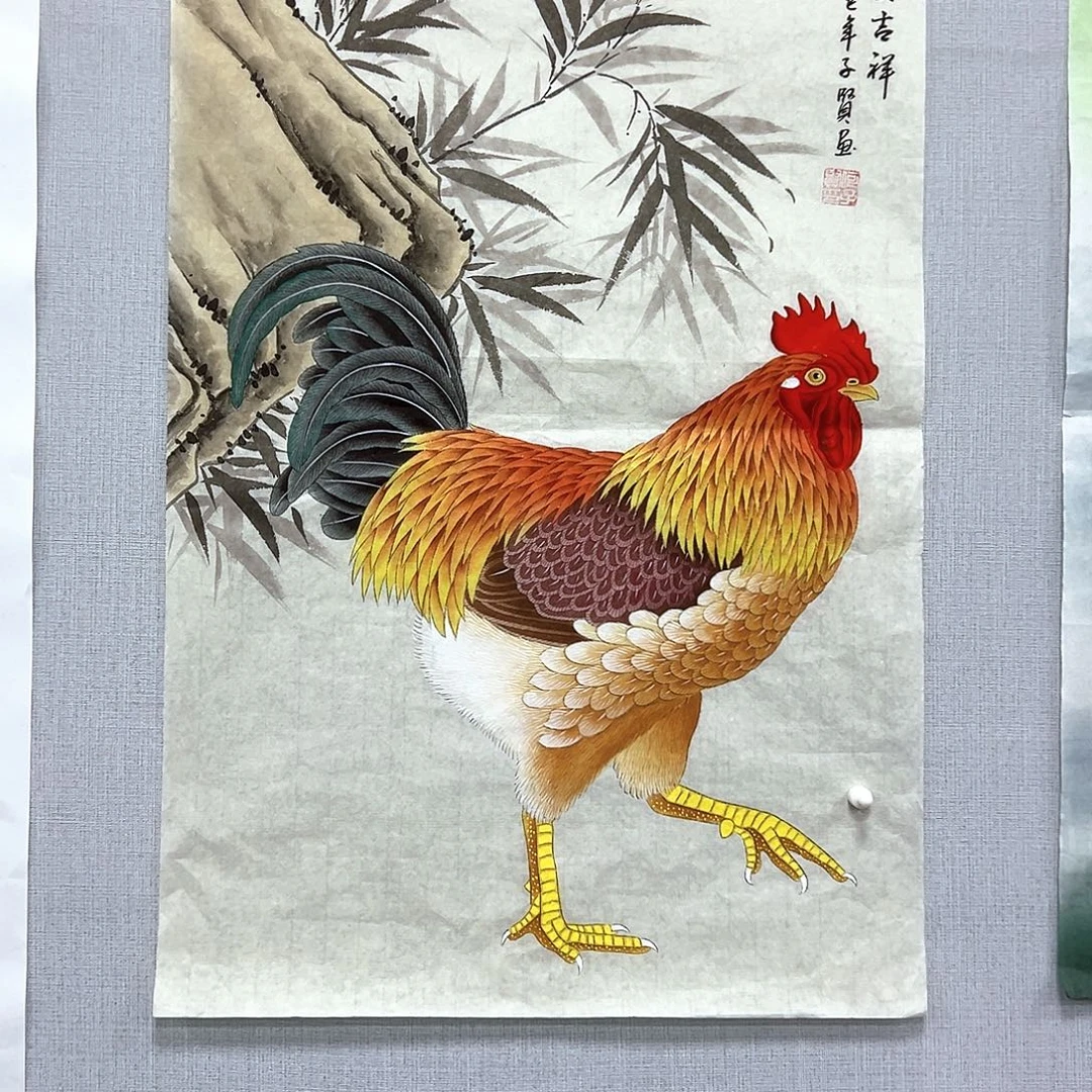 国画国画作品宣纸纯手绘