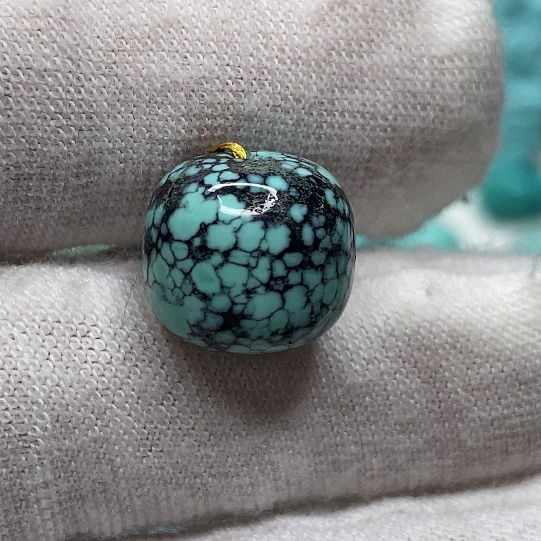 绿松石未镶嵌天然原矿 带武汉地大证书