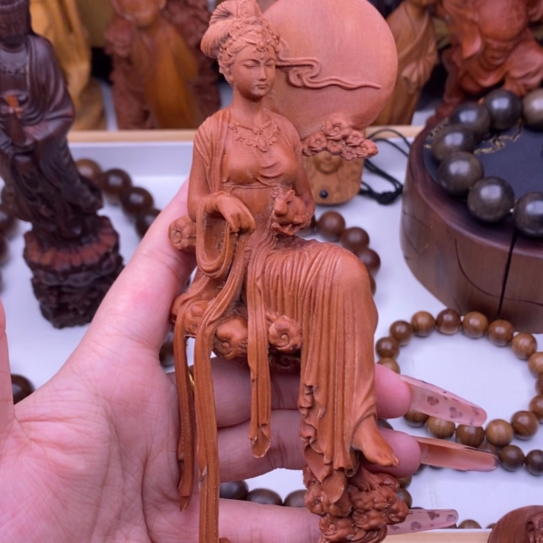 *****檀香木手串/手链奶香坐嫦娥正区老山檀半手工