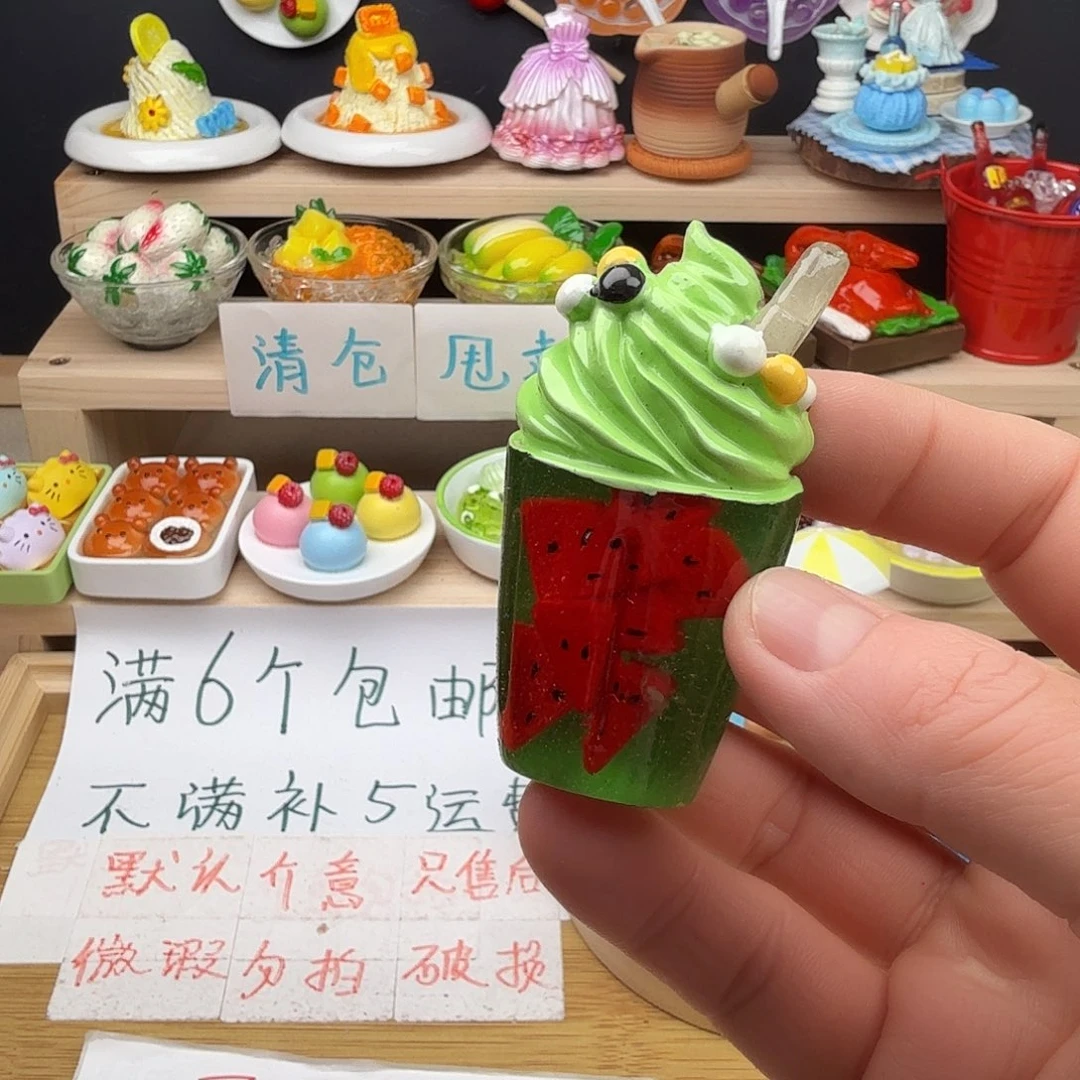 树脂食玩冰箱贴 凭开箱视频售后
