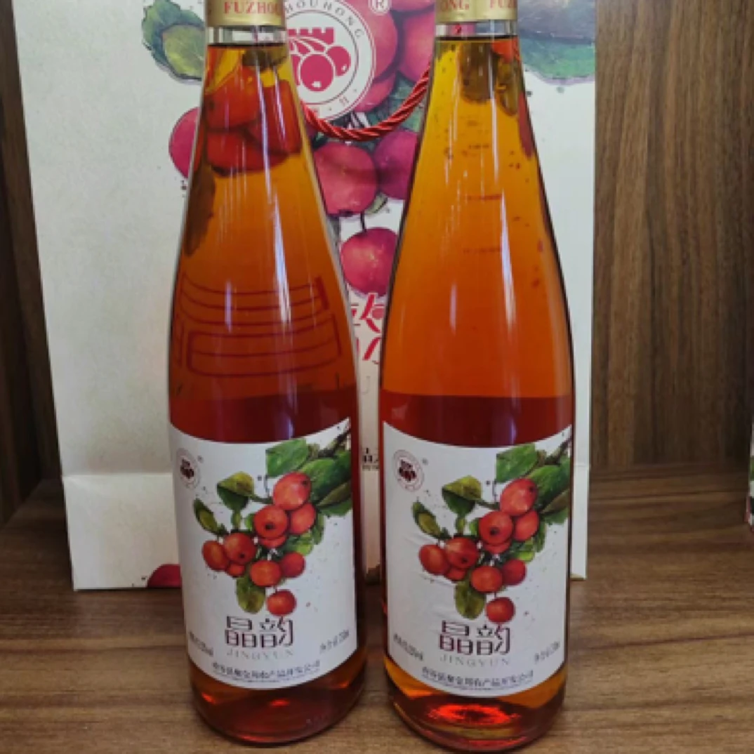 【新品上市】晶韵海红果酒（半甜型）（750ml✖️2）