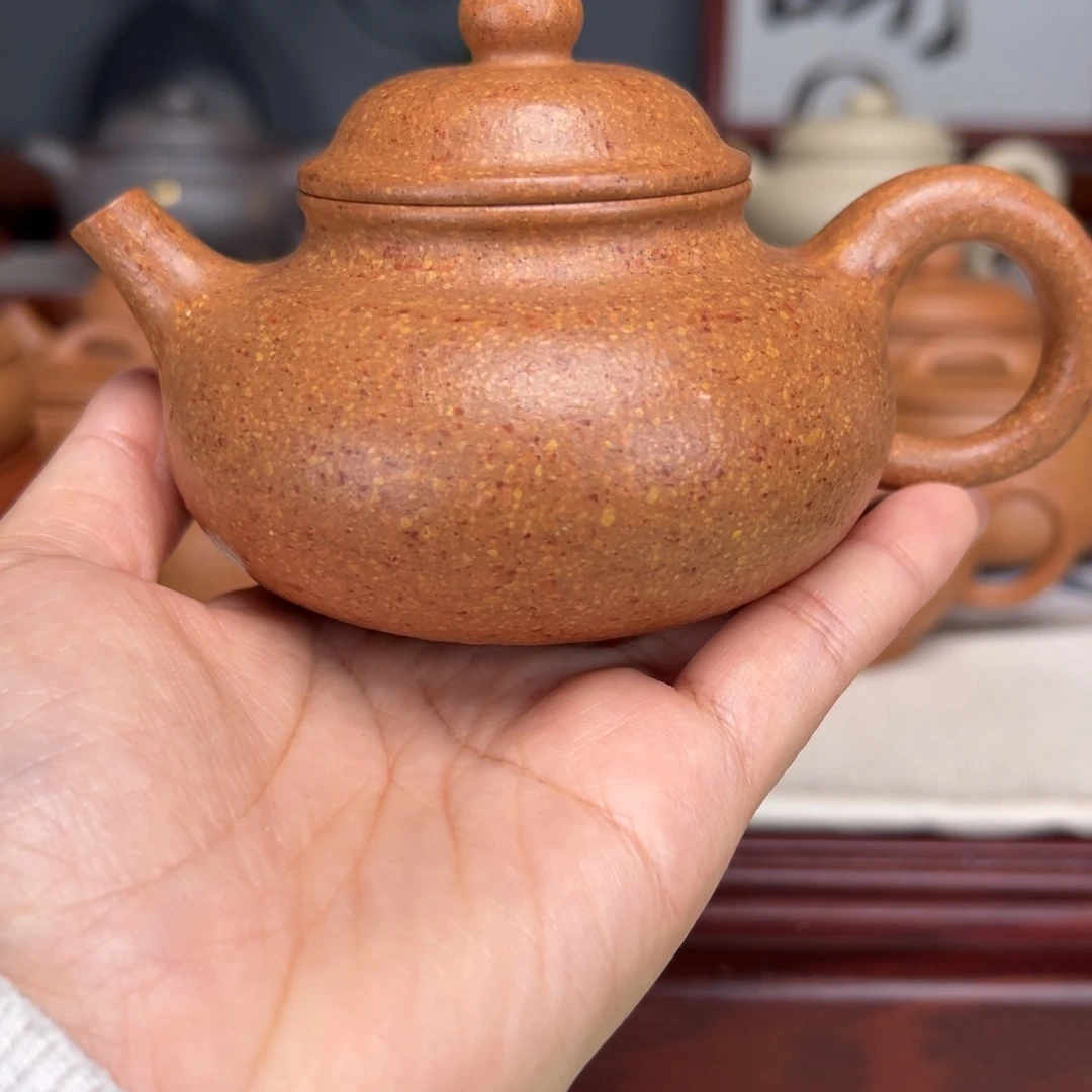 紫砂茶壶梨皮黄的200