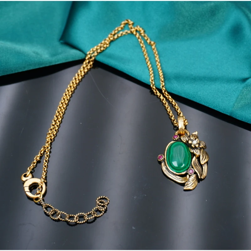 铜合金 树脂 项链  AJ 20936