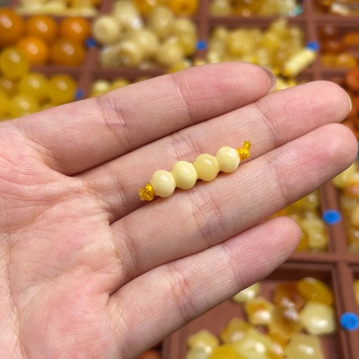 风***铃蜜蜡未镶嵌珠宝奇石灯笼珠