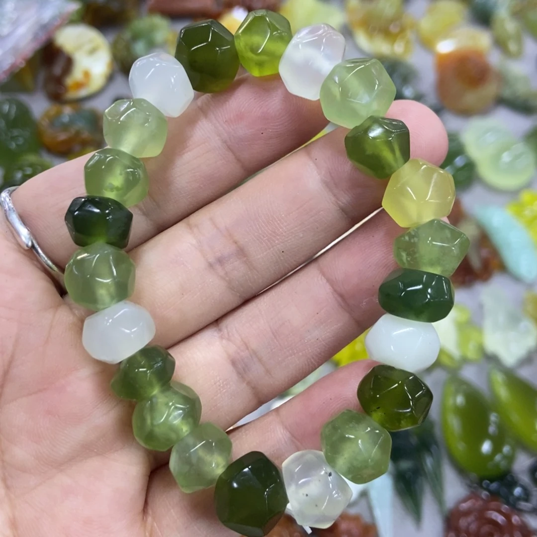 未镶嵌蛇纹石玉手串