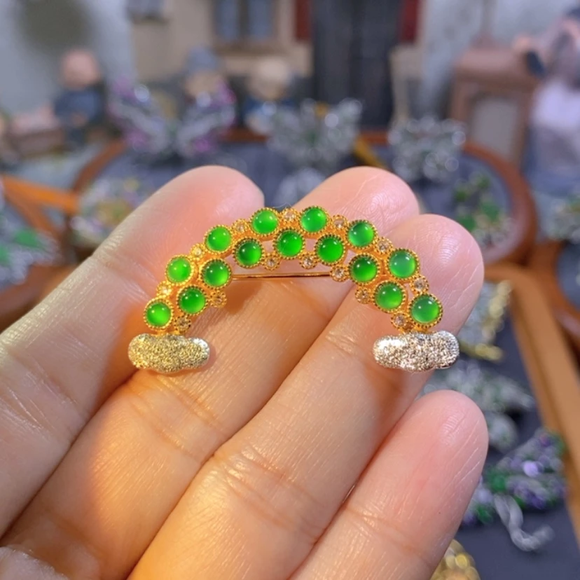 【闪购商品】银S925镶嵌挂件翡翠