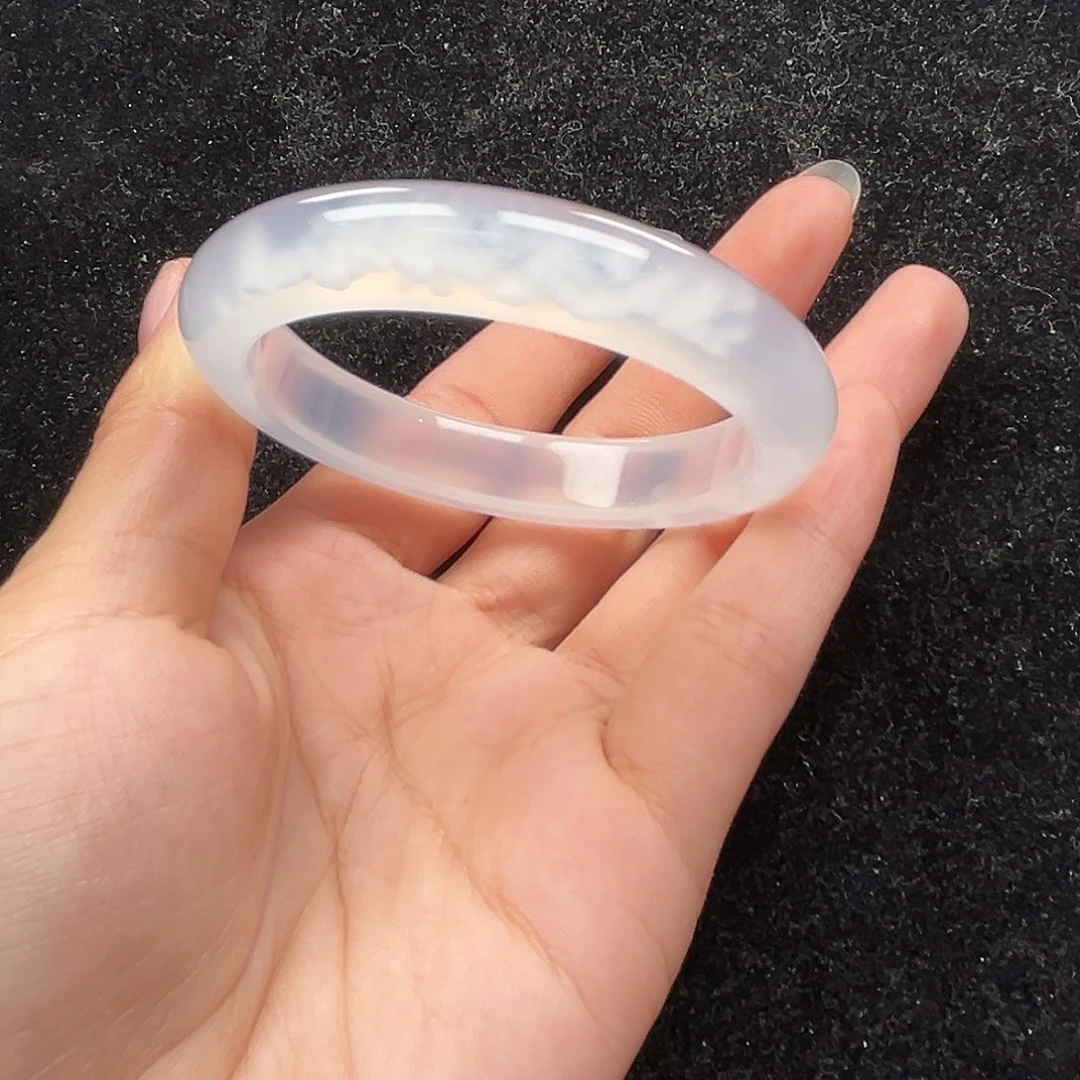 玛瑙/玉髓手镯未镶嵌橙**?