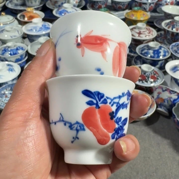 景德镇手工手绘杯