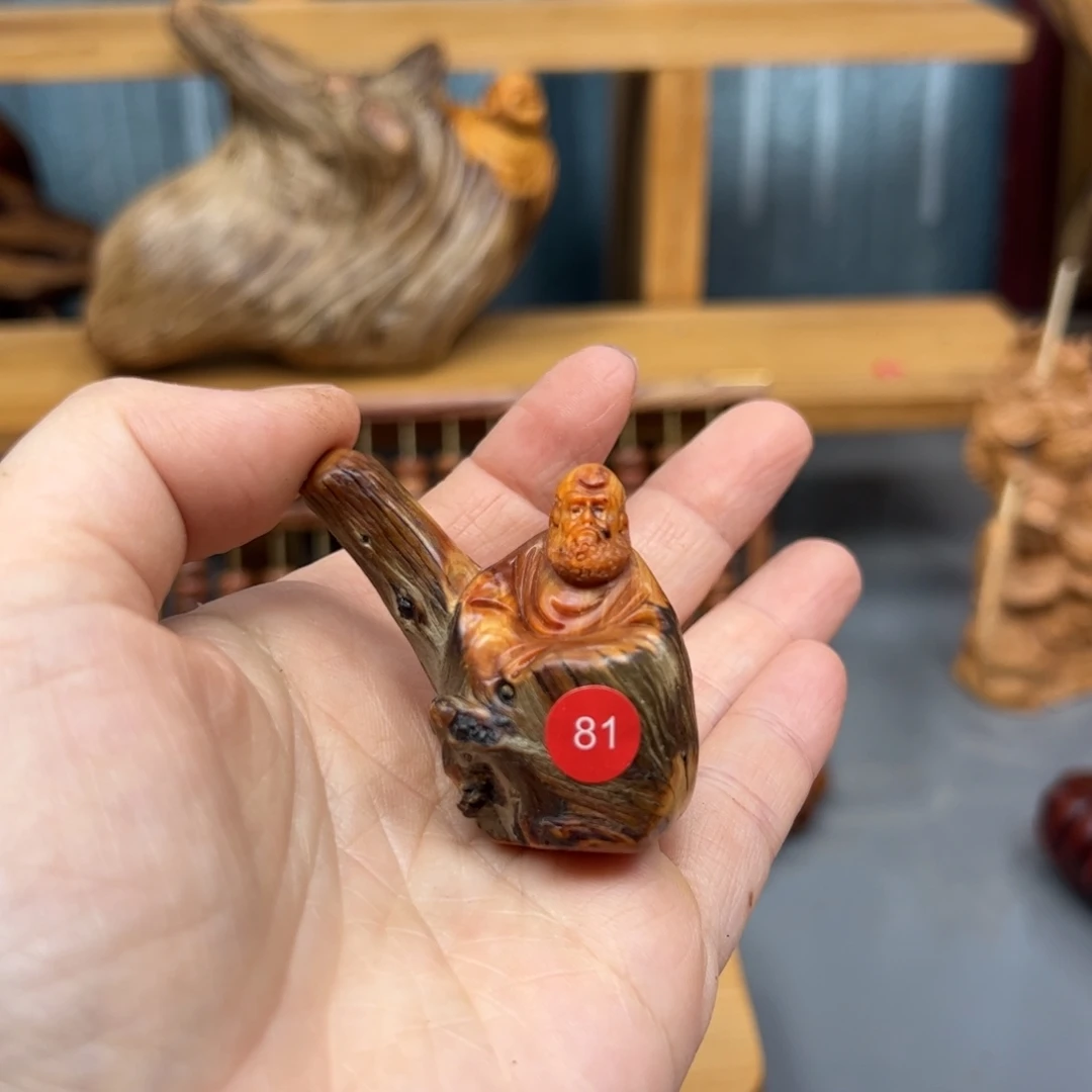 凡***歌木崖柏木摆件手把件，