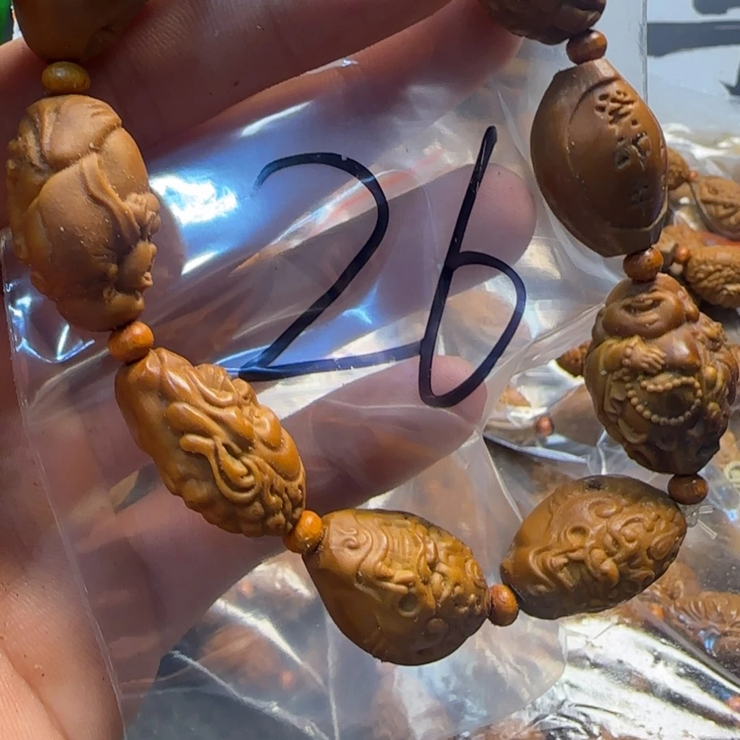 ***北橄榄核手串/手链沟沟壑壑