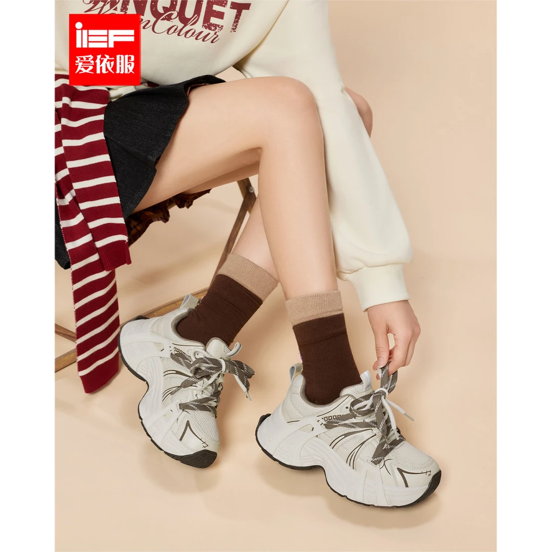 IEF/爱依服2025秋季新款韩版时尚休闲设计感通勤百搭休闲鞋