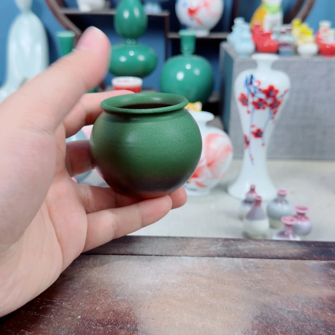 陶瓷手工小花器摆件