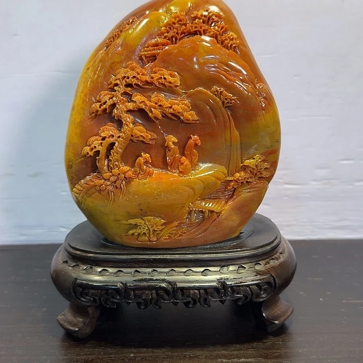 万***6寿山石寿山石摆件精品