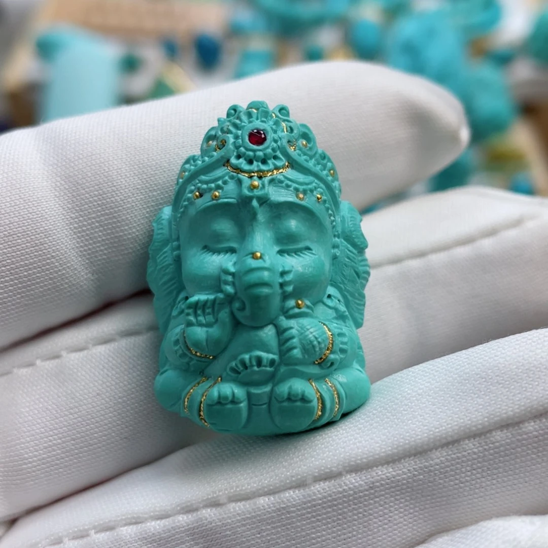 绿松石珠宝奇石未镶嵌