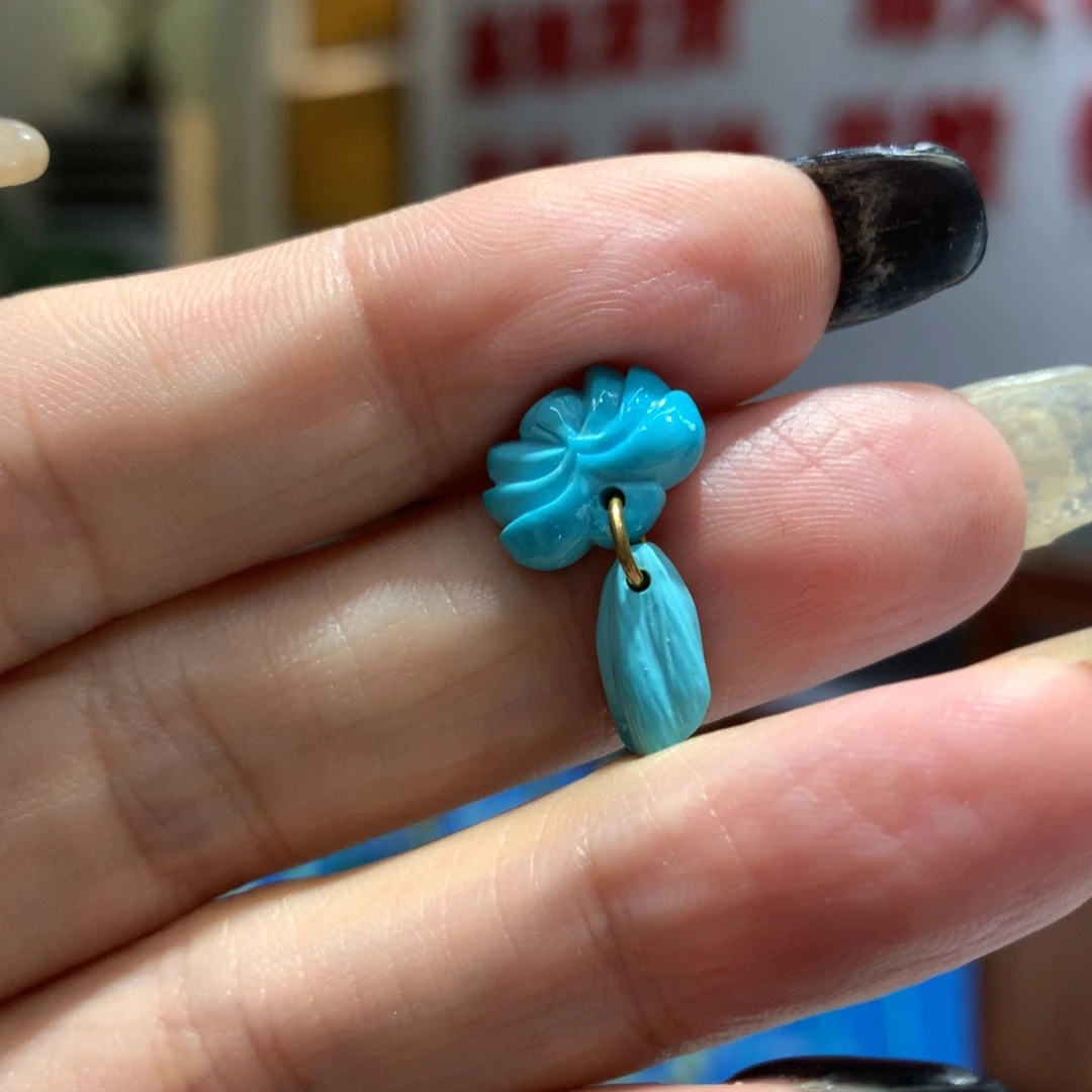 绿松石未镶嵌配饰