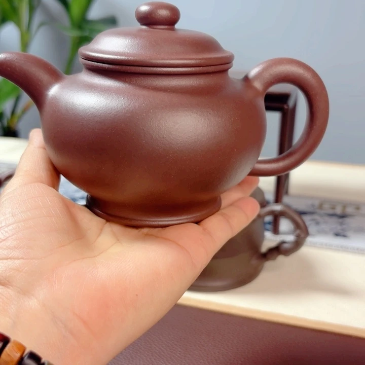 用***1紫砂茶壶掇子全手工制作