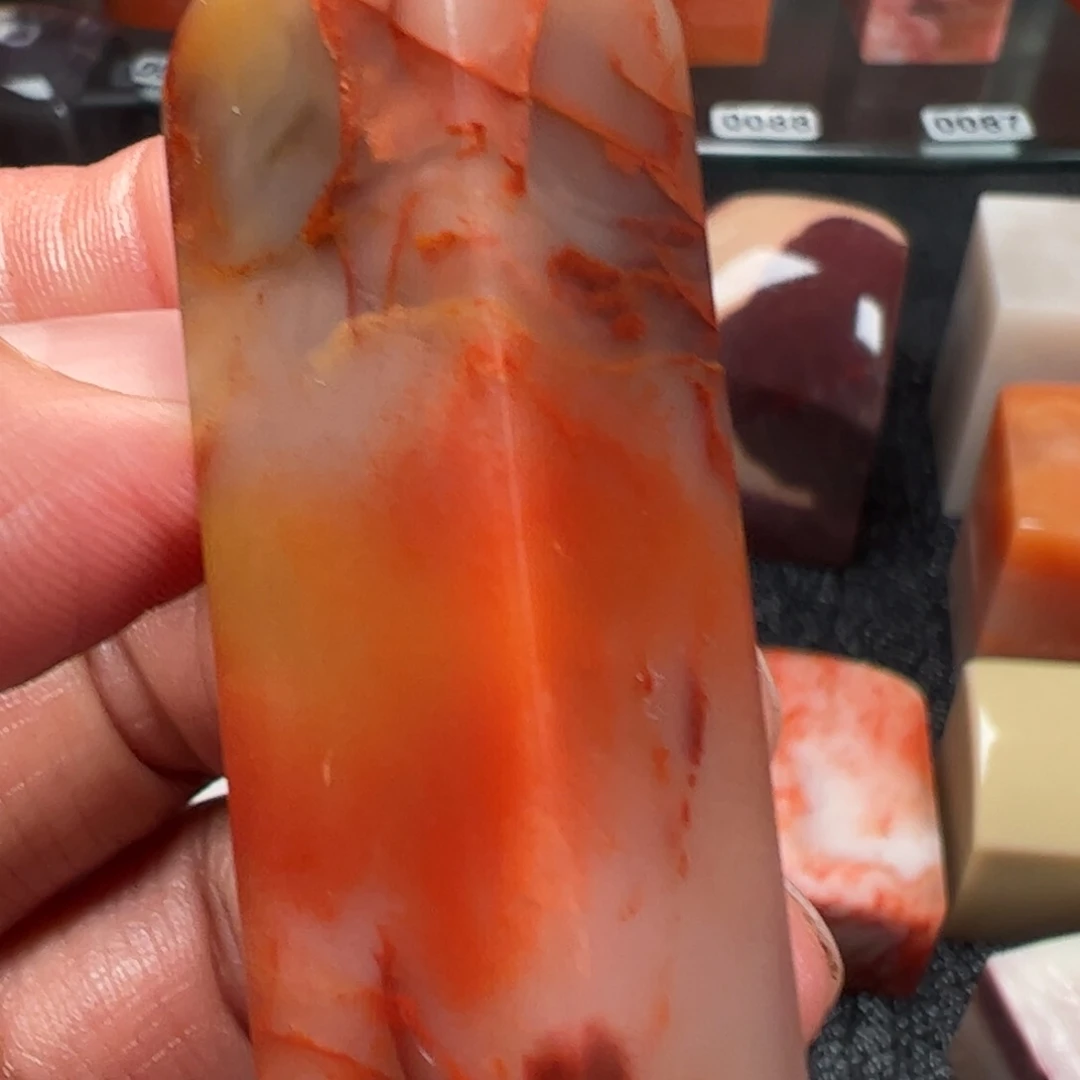 老挝石结晶果冻地印石