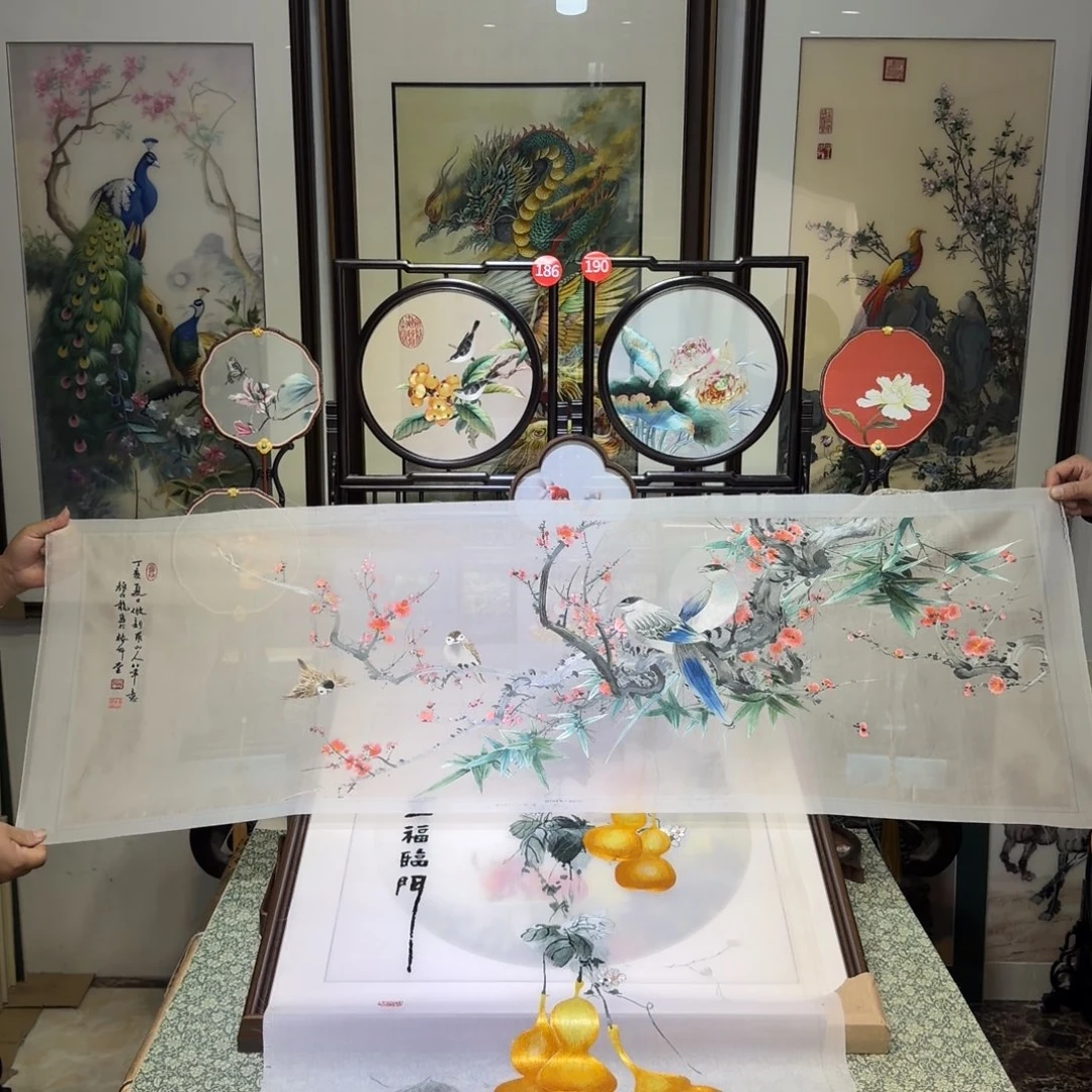 刺绣手工苏绣工艺制作技艺精湛