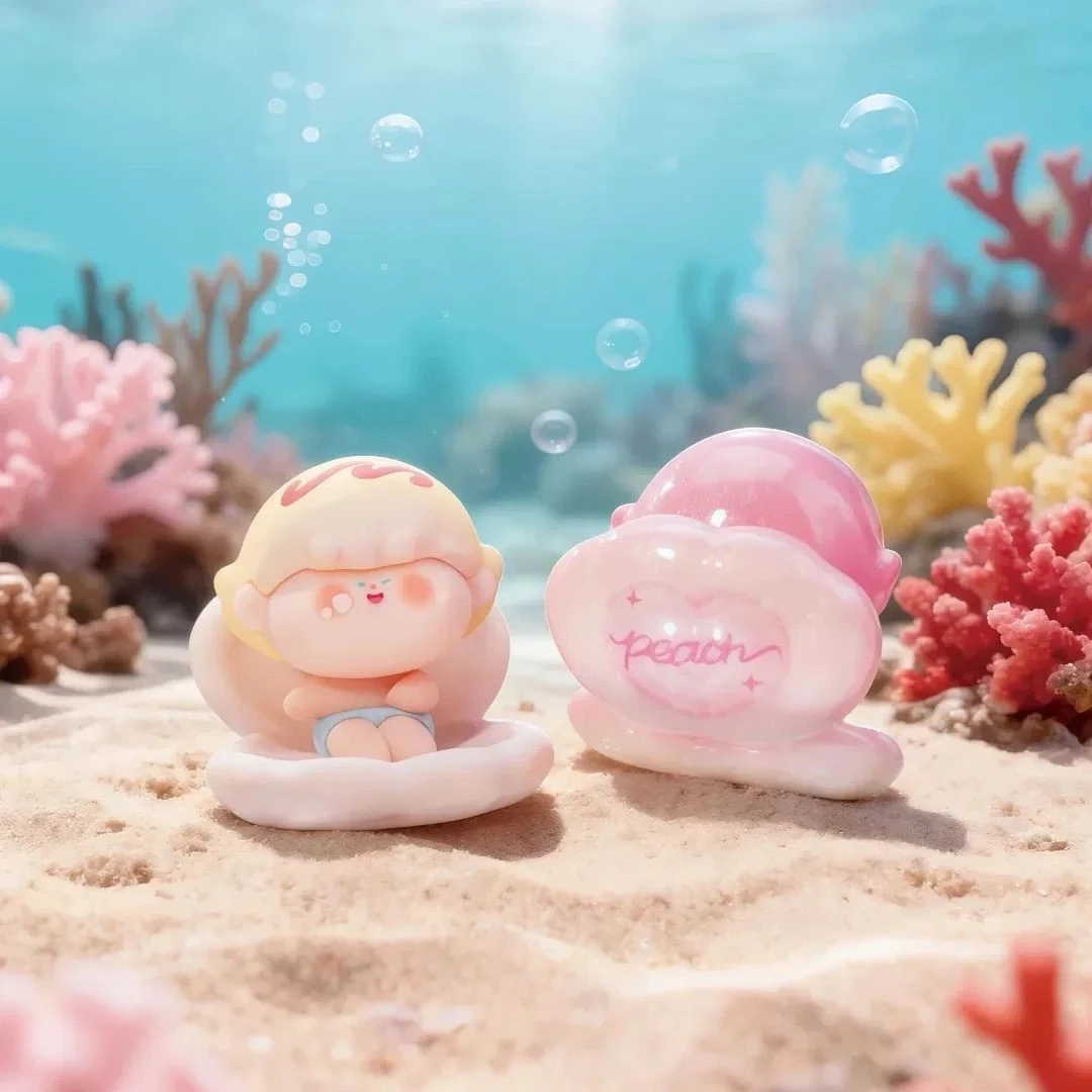 【拆盒】阿玛莉莉丝贝壳系列潮玩萌粒盲盒