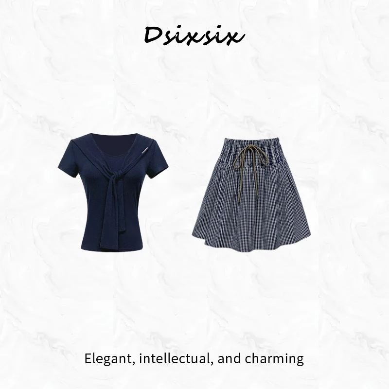 Yeah Me/也觅【航海家】夏季新款半身裙时尚气质显瘦韩版休闲百搭女