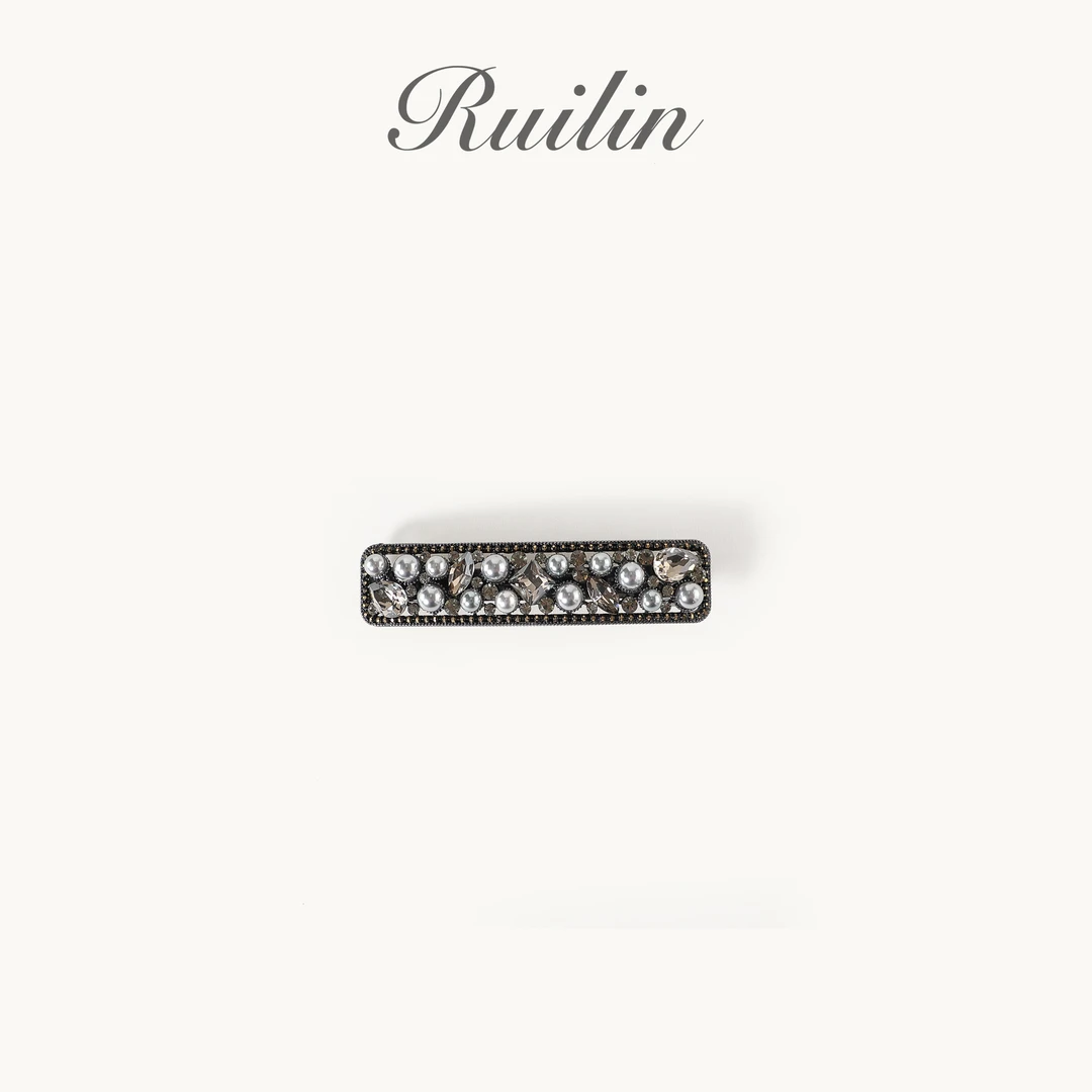 RUILIN【闪耀眼泪】发夹气质轻奢精致镶钻高级感