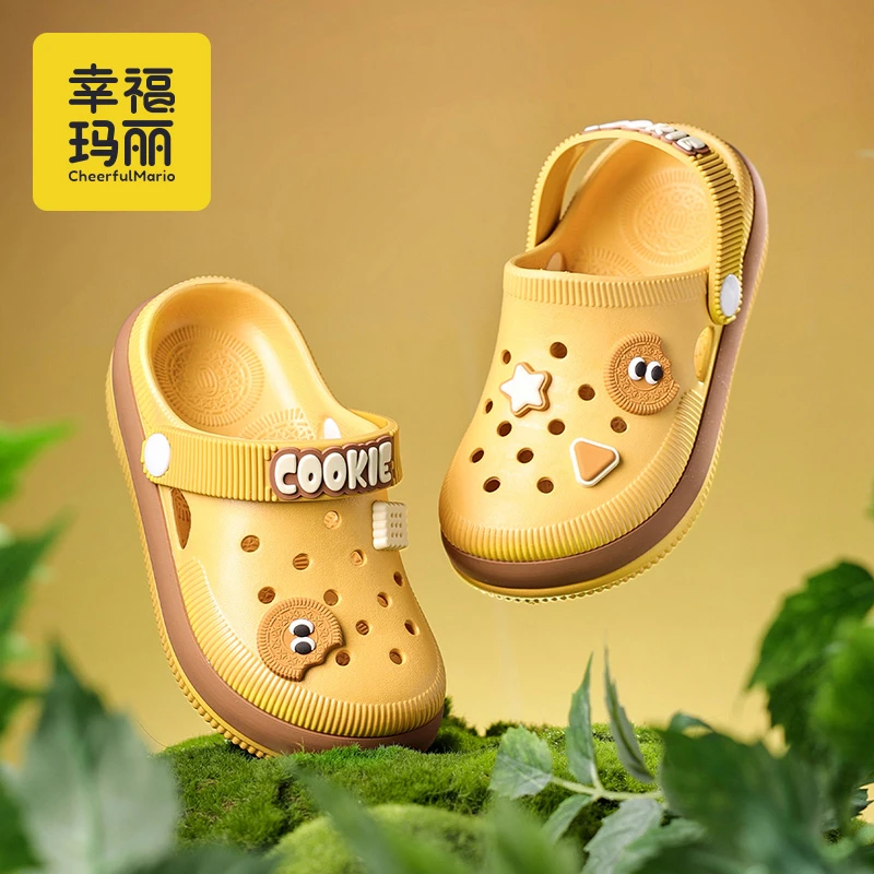 儿童拖鞋男童夏季宝宝洞洞鞋防滑室内洗澡女童沙滩中童沙滩凉拖鞋